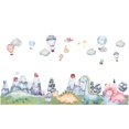thumbnail image 1 of Pegatina de pared de parque de animales de montaña de nieve para habitaciones de niños decoración de pared calcomanías de pared decoración del hogar murales de arte, 1 of 5