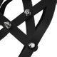 thumbnail image 4 of Liguero de cuero con pentagrama para mujer, pierna , muslo, , correa, , tachonado, Negro Sunnimix Cinturón de liga elástico, 4 of 8