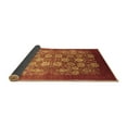 thumbnail image 2 of Ahgly Company Indoor Round Oriental Brown Industrial Area Rugs, 5' Round, 2 of 4