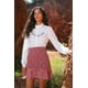 thumbnail image 4 of Falda corta estampada André Badi Éris blanco 26, 4 of 5