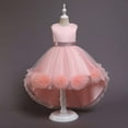 thumbnail image 2 of Odeerbi Children Dress Girl No Sleeve Princess Dress Flower Tail Dress Skirt Tutu Skirt Net Gauze Dress Canonicals, 2 of 9