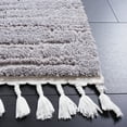 thumbnail image 3 of SAFAVIEH Marrakesh Handan Distressed Polyester Runner Rug, Grey/Light Grey, 2'2" x 8', 3 of 8