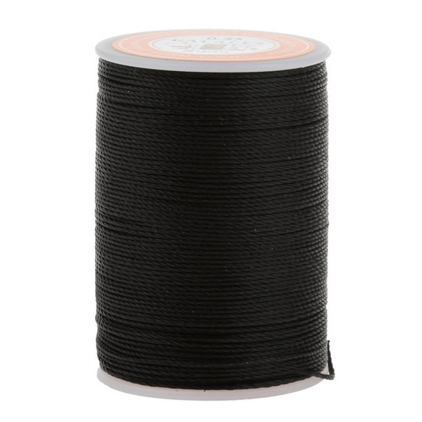 Hilo encerado de 0,55/0,6mm para bolsa de artesanía de cuero, , cordón de hilo redondo de costura Zulema Trabajo hecho a mano de cera cuerda