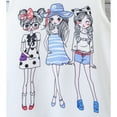 thumbnail image 3 of Hienoo Girls Two Piece Outfits Summer Graphic Tank Top and Denim Shorts Set, 3 of 3