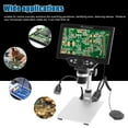 thumbnail image 4 of Microscope,Display 12mp Inch Color B1200 Auxiliary Stand And Amplification With Lcd Display 12mp 1-1200x With Metal 1-1200x Amplification Metal Stand And Two 7 Inch Microscope 7 Screen 12mp Precise, 4 of 6