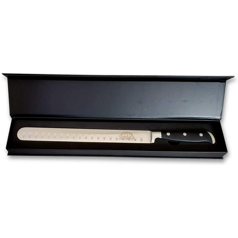 Custom Handmade Brisket Knife Set D2 Brisket Knife & Fork BBQ Set