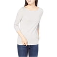thumbnail image 1 of walmart Essentials Womens 3/4 Sleeve Boatneck T-Shirt, 1 of 8
