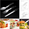 thumbnail image 3 of Camping Cookware Set, 5PCS Durable Aluminum Camping Cookware Set, Complete Camping Utensils, Green, 3 of 4