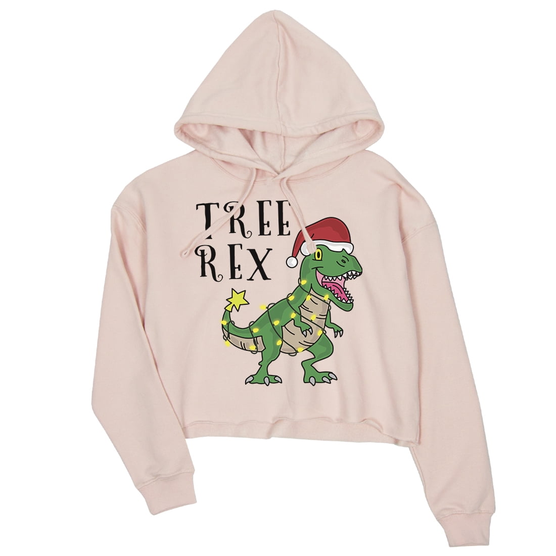 dinosaur crop hoodie