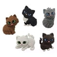 thumbnail image 2 of Dress It Up Buttons "Kitten Kaboodle" – 5 Multi-Color Sewing Buttons, Perfect for Craft Projects, 2 of 5