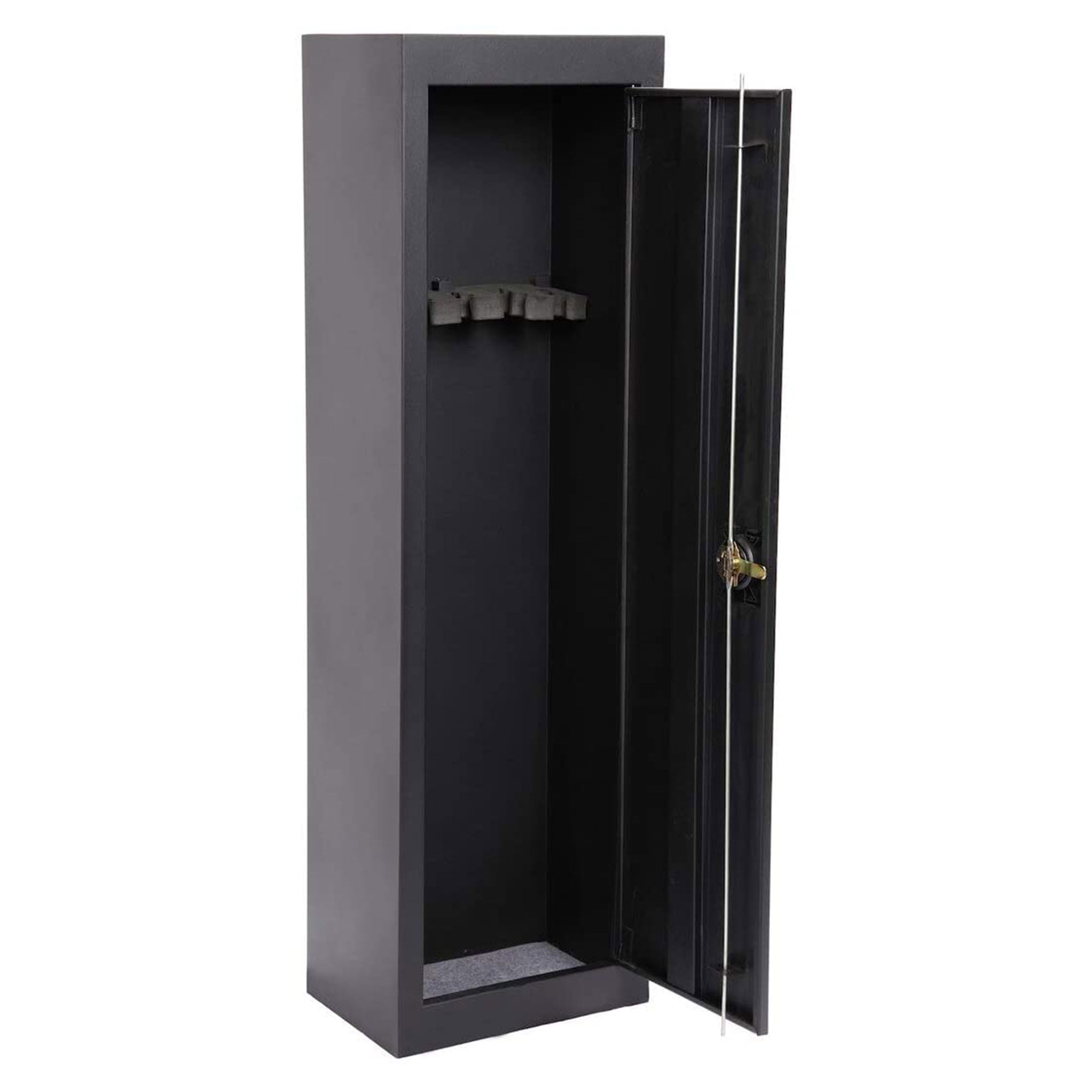 American Furniture Classics Model 901 5 Gun Safe Cabinet, Black