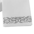thumbnail image 4 of 50 toallas de mano desechables, servilletas suaves absorbentes duraderas para primera , para , cocina, de cumpleaños Plata perfecl Papel Desechable, 4 of 4