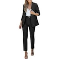 thumbnail image 4 of Pyhlmscde Women's Plain Long Sleeve Two Piece Suit, Women Fall Clothes, Sweatsuits for Women, Two Piece Sets for Women, 4 of 6