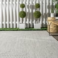 thumbnail image 5 of nuLOOM Wynn Braided Indoor/Outdoor Runner Rug, 2' 6" x 16', Ivory, 5 of 9