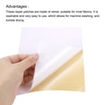 thumbnail image 4 of Uxcell Self-Adhesive Velvet Patches Repair Patches White 4Pcs, 4 of 5