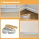 thumbnail image 3 of 4 rollos de moldura de pared autoadhesiva de PVC para zócalo de gabinete de pared, 3 of 6