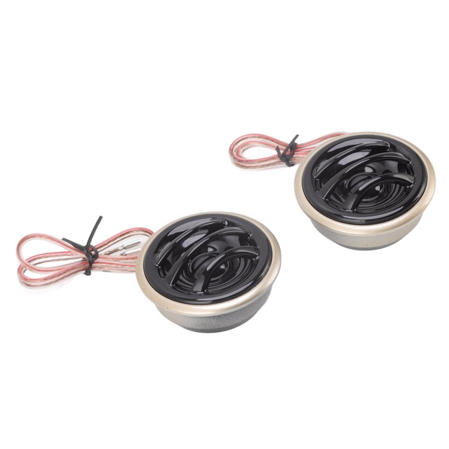 Dome Tweeter, 130W Built In Capacitor Car Loudspeaker High Sensitivity Sound Quality For Car Audio Systems