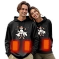 thumbnail image 2 of Heisall Womens Hoodies 2025 Winter Smart Heating Hooded Sweatshirts Thermal Electric-Heated Tops Fashion Loose Casual Electric Heating Apparel, 2 of 5