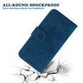 thumbnail image 3 of Jiahe Cover For Motorola MOTO G Stylus 5G (2022) Shockproof Magnetic Hand Strap Wallet Card Slot Stand Flip Leather Case Cover,Blue, 3 of 8