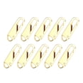 thumbnail image 3 of 10 Pcs Zipper Pull Replacement Zipper Repair Zipper Slider Universal Zipper Golden, 3 of 6