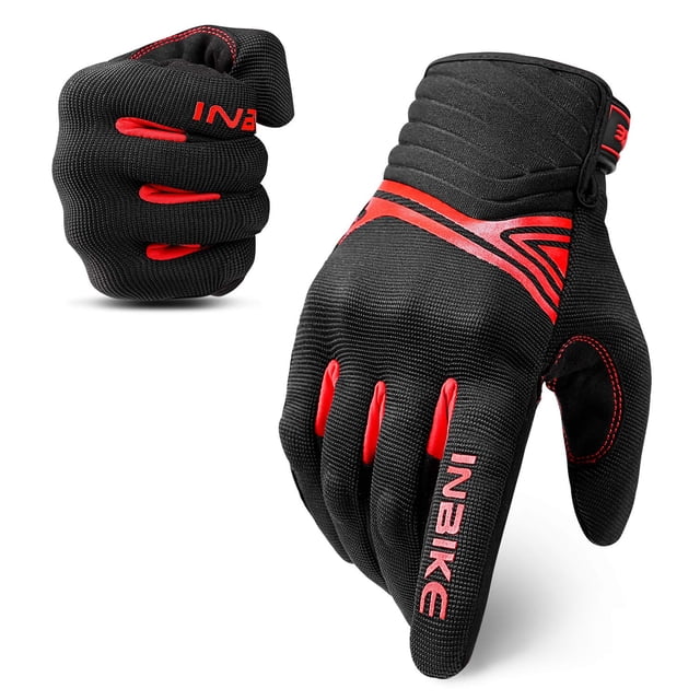 Guantes de moto INBIKE, transpirables, con pantalla táctil TP para adultos