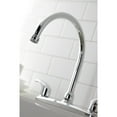 thumbnail image 4 of Kingston KB6791LLLS Legacy Two-Handle 2-Hole 8" Centerset Kitchen Faucet in Polished Chrome, 4 of 7