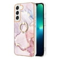 thumbnail image 4 of Tarise for Samsung Galaxy S23 5G Case, IMD Marble Pattern Shiny Sparkle Glitter 360 Rotatable Ring Holder Kickstand Cute Soft TPU Shockproof Protection Phone Cover Case for Girls Women, Rosegold, 4 of 4
