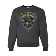 Special Forces US Army Insignia Emblem De Opresso Liber | Mens American Pride Crewneck Graphic Sweatshirt, Heather Black, Small