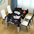 thumbnail image 7 of 60"x60" Halloween Ghost Tablecloth, Waterproof Washable Polyester Square Table Cover, Durable Tablecloth for Kitchen Dining Table Party Decor, 7 of 7