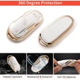thumbnail image 2 of Key Fob Cover with Keychain, Soft TPU Key Case Protection Shell Fit for Model S, 3, Y Remote Smart Key Protector, 2 of 4
