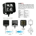 thumbnail image 4 of Go Rhino 750200321SCS Blackout Series - CUBEIT 2x2 LED Cube Spot Lights, Pair, 4 of 9