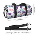 thumbnail image 2 of Easygdp Ornamental Turtles Travel Duffle Bag,Carry on Bag Travel Bags Gym Bag Carry On Luggage Bags, 2 of 6