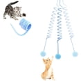 thumbnail image 4 of 2 uds juguete para gatos interactivo estirable gato primavera interior gato gatito juguete, 4 of 6