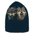 thumbnail image 2 of joogoo Cool Wolf Beanie Hats Men Women Cuffed Skull Cap Winter Warm Knit Thick Beanies, 2 of 7