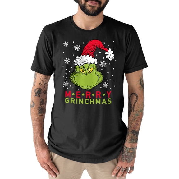 Men's Dr. Seuss The Grinch Grinchmas Tee Color: Black Size: L