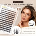 thumbnail image 2 of Extensiones de volumen Eyelash Cluster BEFER Lash 3D Curl de 10 a 16 mm, 2 of 6