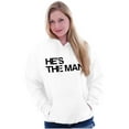 thumbnail image 3 of Funny Couples Set She's the Boss Hoodie Sweatshirt Women Brisco Brands S, 3 of 7