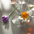 thumbnail image 4 of OFFIGAM 6Pcs Assorted Color Flower Shaped Glass Markers for Adults Party Use, 4 of 8
