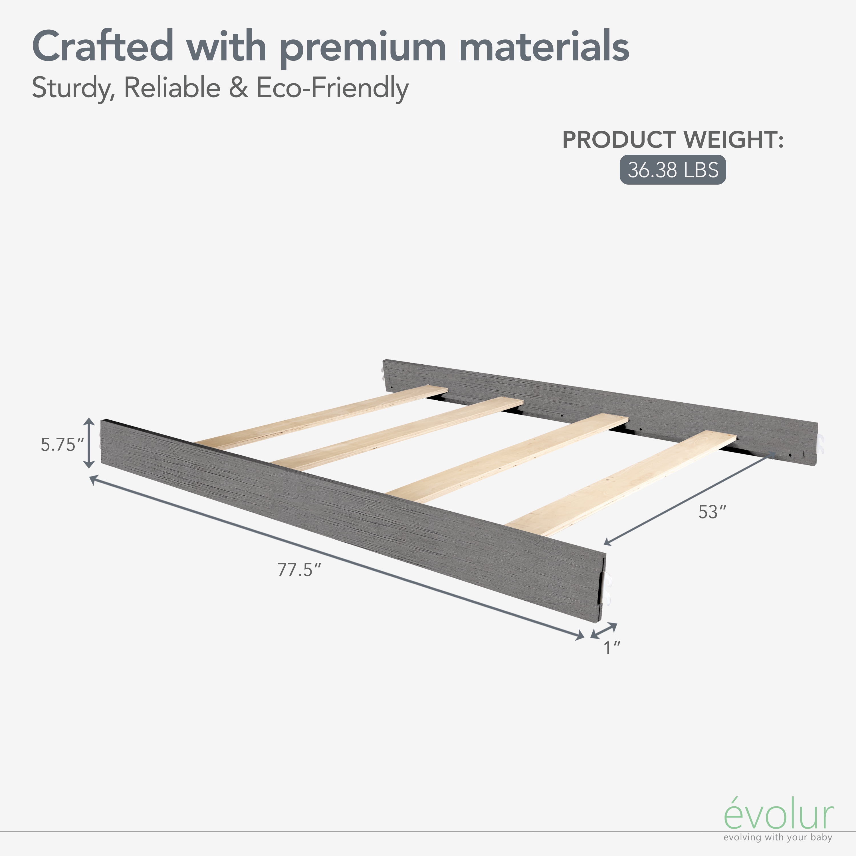 Evolur Universal Bed Rail
