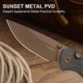thumbnail image 3 of Kizer T1 BD EDC Folding Pocket Knife Nitro-V Blade Micarta Handle V3490.2BA2, 3 of 10