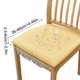 thumbnail image 4 of Funda de Silla de Piel Sintética Elástica, Impermeable | Funda de Alta Elasticidad para Sillas de Comedor y Otomanas | Resistente a Arañazos y Apta para Mascotas | Protector de Asiento Suave y Cómodo, 4 of 6