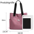 thumbnail image 2 of Bolso de hombro de nailon ligero e impermeable, bolsos de hombro para mujer, gran capacidad, bolso de mano multibolsillos para el trabajo, viajes diarios, 2 of 5