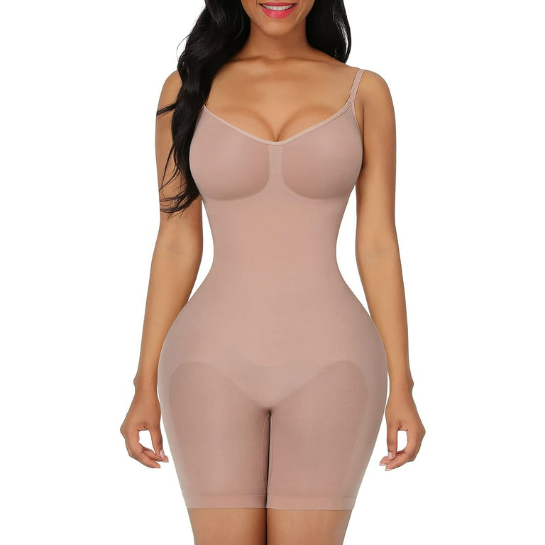 FeelinGirl Bodysuit for Women Tummy Control Shapewear Bodysuit Tops Thong Body  Shaper Backless Bodysuit at  Women's Clothing store