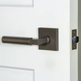 thumbnail image 5 of Viaggio Qadcon-Sth_Psg_238_Rh Quadrato Right Handed Solid Brass Passage Door Lever Set -, 5 of 7