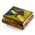 thumbnail image 1 of Incredible Graduation Cap with Diploma Wood Inlay Music Box - Psalm 23 (King of My Love), 1 of 2