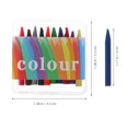 thumbnail image 3 of 2 Boxes Mini Crayons for Dollhouse Decor Multi Color Rectangular Prism Shape 10Pcs Box, 3 of 8