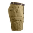thumbnail image 4 of Dresfit Mens Cargo Shorts Big and Tall Knee Length Carpenter Shorts Summer 2026 Stretch Baggy Short Pants Loose Fit Elastic Waist Work Shorts (no belt) 3XL, 4 of 6