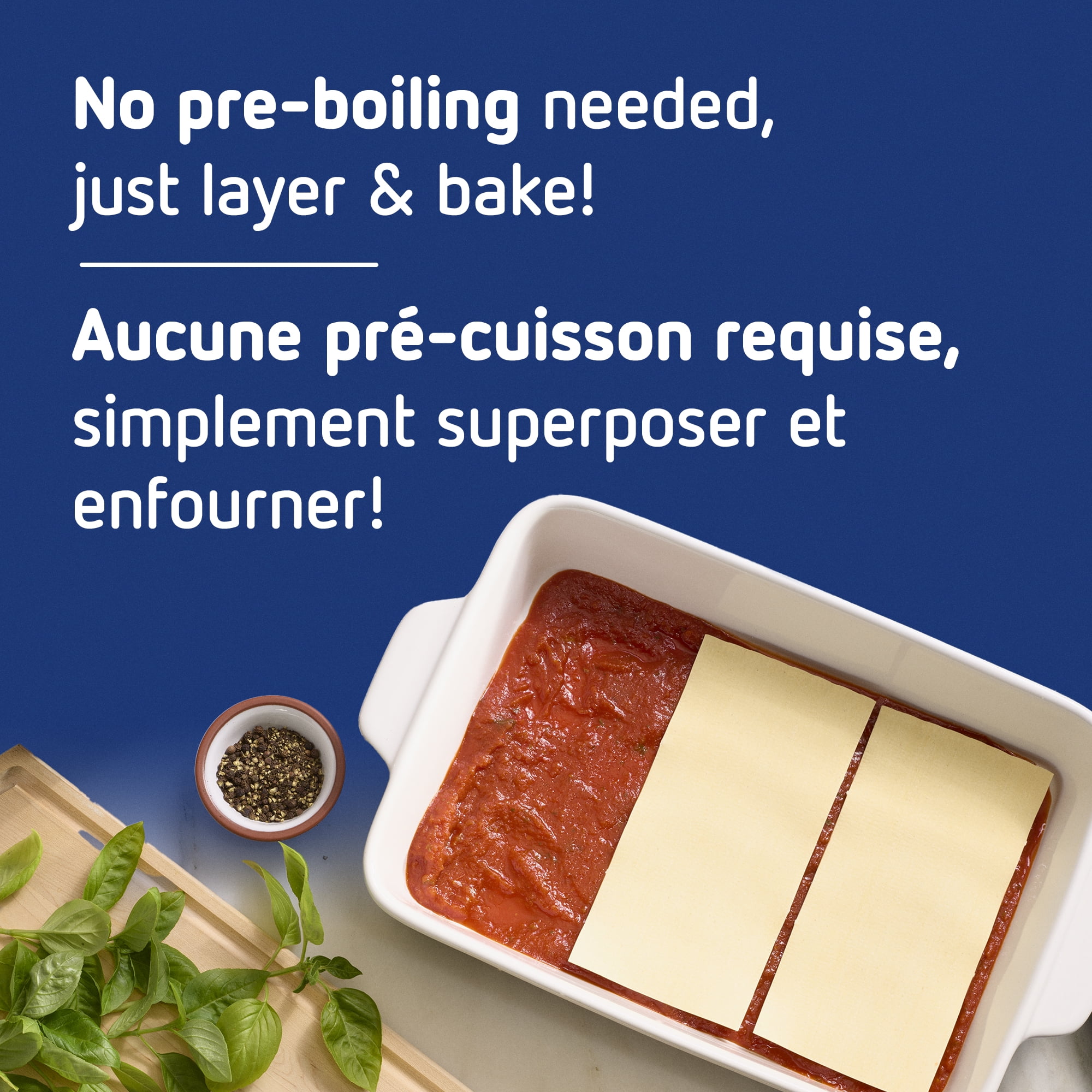 Pâtes À Lasagne Prêtes À Cuire Barilla 255 g