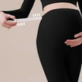 thumbnail image 4 of hengsof Women's Maternity Leggings Over The Belly Pregnancy Active Workout Yoga Tights Pants, 4 of 6