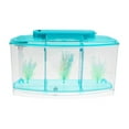 thumbnail image 3 of LED Light Acrylique Trois Splits Betta Fish Bowl Triple Bow Fighting Isolation Breed Box pour Aquarium, 3 of 4